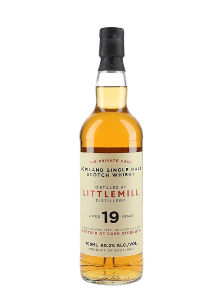 Littlemill 1992 19 Year Old Bottled 2011 - The Private Cask 70cl / 60.2%