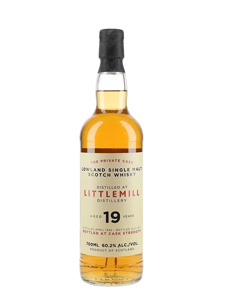 Littlemill 1992 19 Year Old Bottled 2011 - The Private Cask 70cl / 60.2%