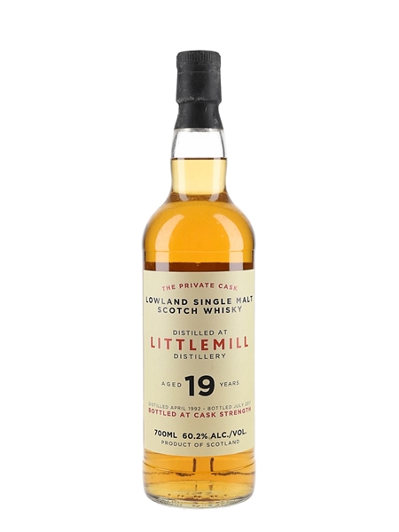 Littlemill 1992 19 Year Old Bottled 2011 - The Private Cask 70cl / 60.2%