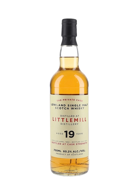 Littlemill 1992 19 Year Old Bottled 2011 - The Private Cask 70cl / 60.2%