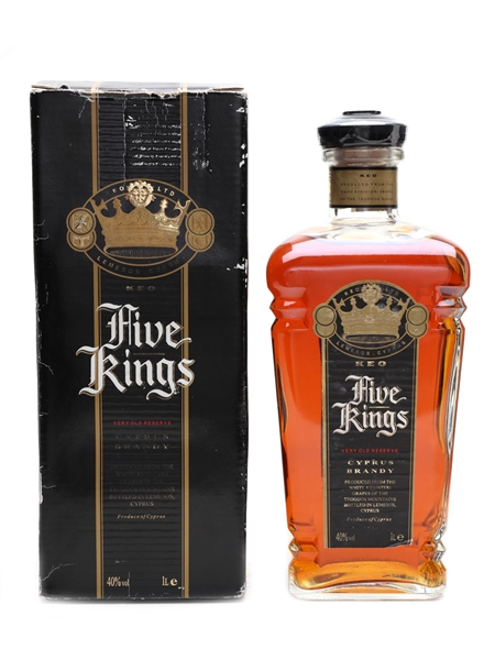 Keo Five Kings Very Old Reserve Cyprus Brandy 100cl / 40%