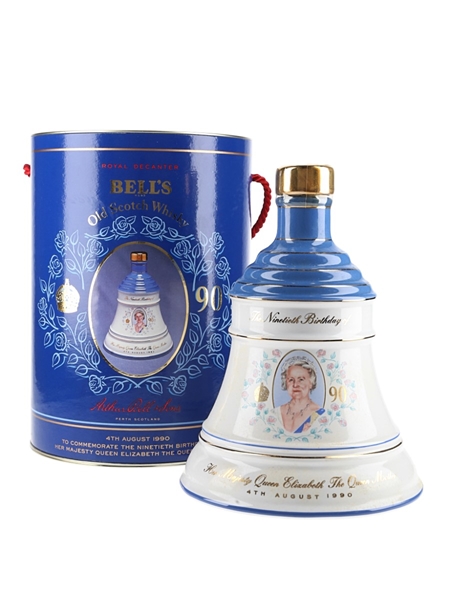 Bell's Ceramic Decanter The Queen Mother's 90th Birthday 75cl / 43%