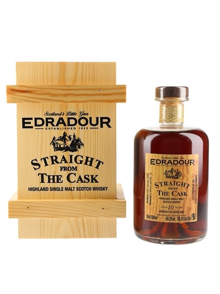 Edradour 2008 10 Year Old Straight From The Cask Bottled 2018 50cl / 58.3%