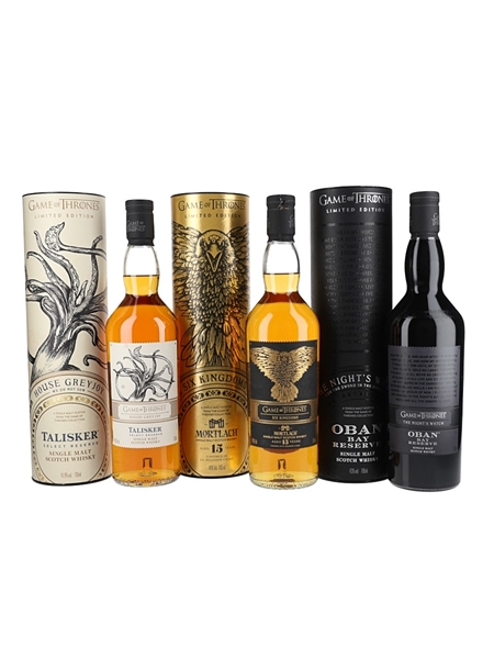 Game Of Thrones Whiskies Mortlach, Oban & Talisker 3 x 70cl