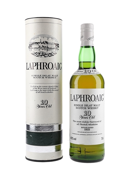 Laphroaig 10 Year Old Bottled 1980s 75cl / 40%