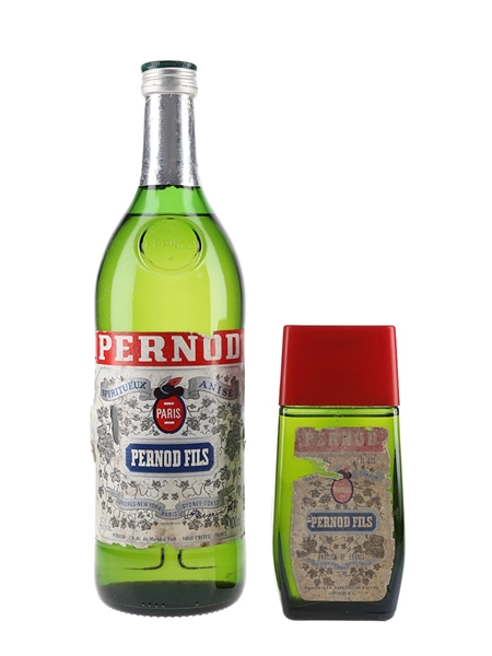 Pernod Fils Bottled 1970s-1980s 100cl & 20cl / 45%