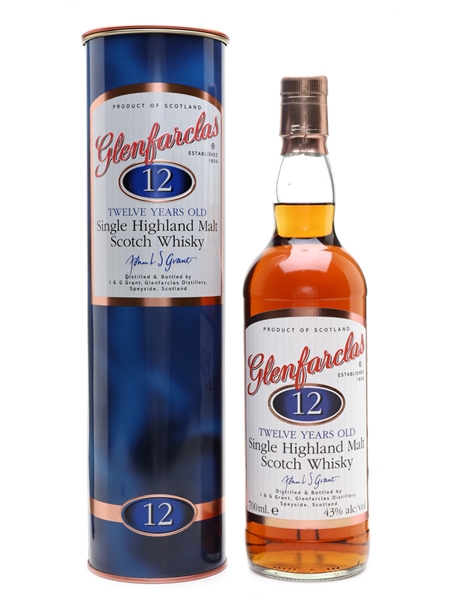 Glenfarclas 12 Year Old Old Presentation 70cl / 43%