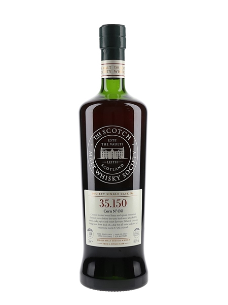 Glen Moray 2005 10 Year Old SMWS 35.150 Corn N' Oil 70cl / 60.8%