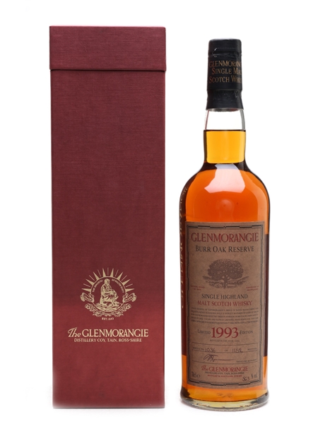 Glenmorangie 1993 Burr Oak Reserve Bottled 2004 70cl / 56.3%