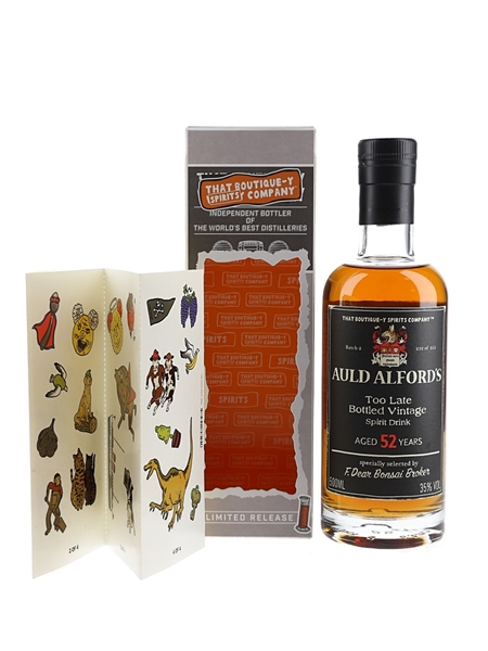 Auld Alford's 52 Year Old Batch 2 That Boutique-y Whisky Company 50cl / 35%