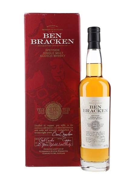 Ben Bracken 1987 28 Year Old Clydesdale Scotch Whisky Co 70cl / 40%