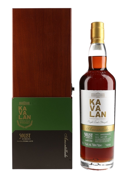 Kavalan Solist 2015 Amontillado Bottled 2023 75cl / 56.3%