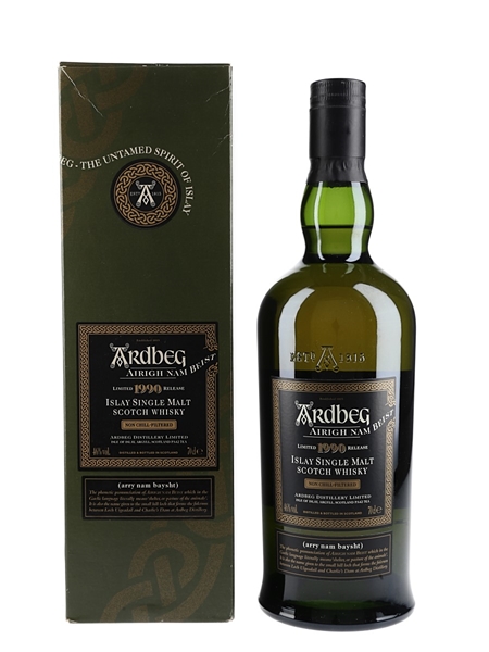 Ardbeg 1990 Airigh Nam Beist Bottled 2008 70cl / 46%