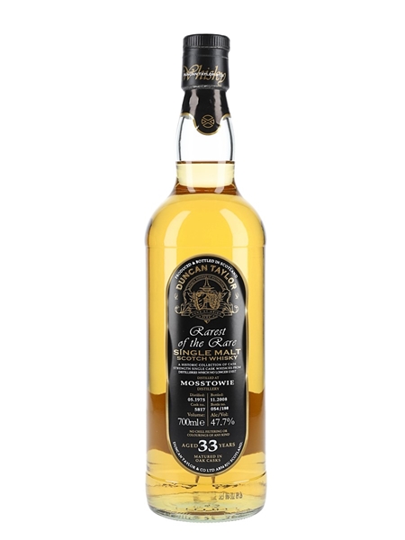 Mosstowie 1975 33 Year Old Rarest of the Rare Bottled 2008 - Duncan Taylor 70cl  / 47.7%