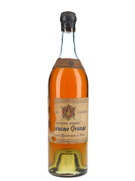 Grande Armee Curacao Orange Liqueur Bottled 1930s-1940s 75cl