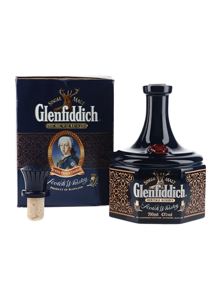 Glenfiddich Heritage Reserve Ceramic Decanter Bonnie Prince Charlie 70cl / 43%