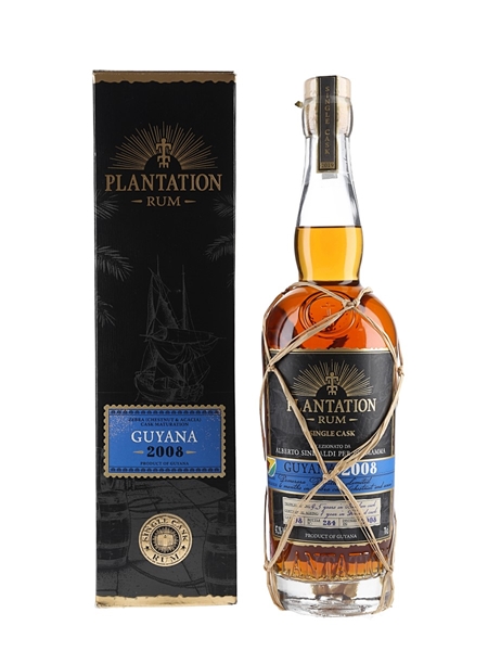 Plantation Guyana 2008 Single Cask Rum Bottled 2019 - Demerara Distillers Ltd 70cl / 47.1%