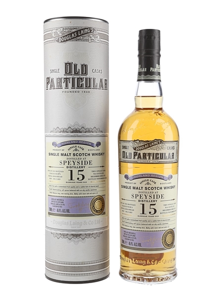 Speyside 2000 15 Year Old - Old Particular 70cl / 48.4%