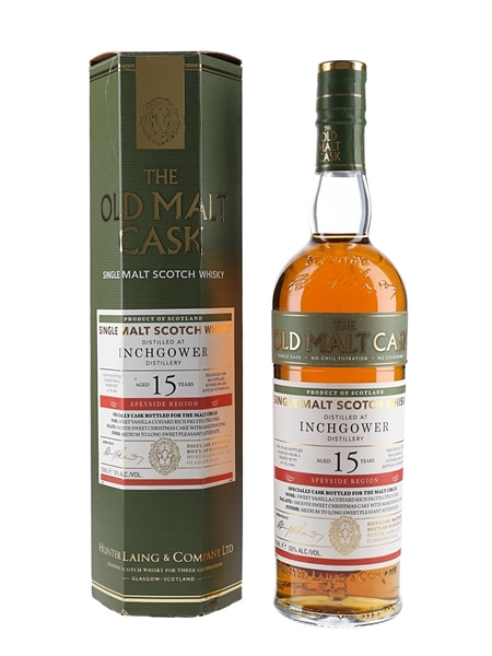 Inchgower 2000 15 Year Old The Old Malt Cask Bottled 2015 - Hunter Laing 70cl / 50%