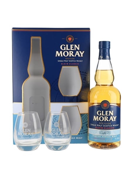 Glen Moray Elgin Classic Glasses Pack 70cl / 40%