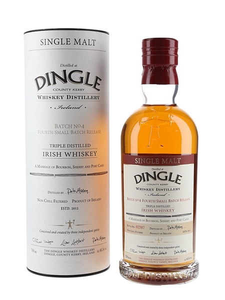 Dingle Single Malt Batch No.4 Fourth Small Batch Release 70cl / 46.5%