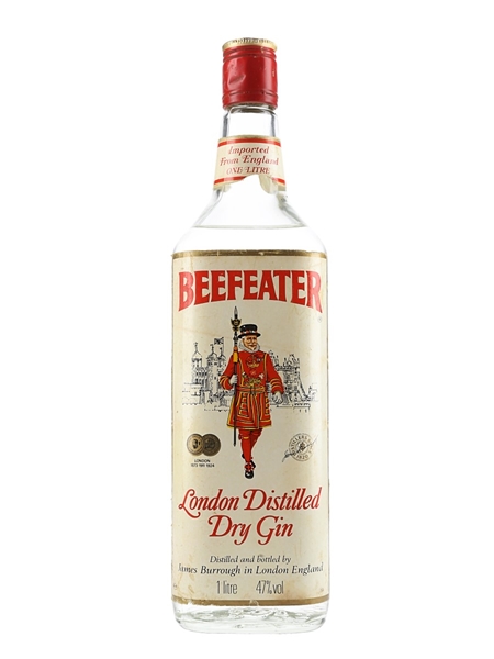 Beefeater London Distilled Dry Gin Bottled 1980s 100cl / 47%