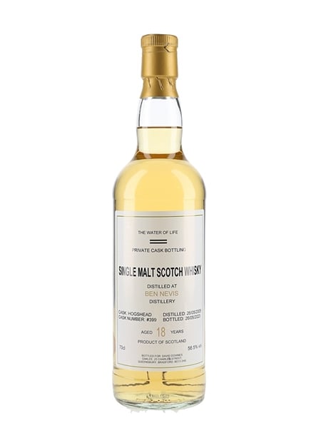 Ben Nevis 2005 18 Year Old Cask 399 Bottled 2023 - Private Cask Bottling 70cl / 56.5%