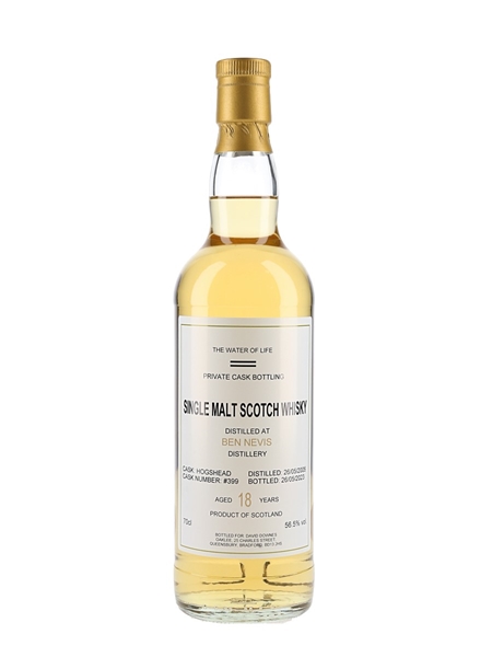 Ben Nevis 2005 18 Year Old Cask 399 Bottled 2023 - Private Cask Bottling 70cl / 56.5%