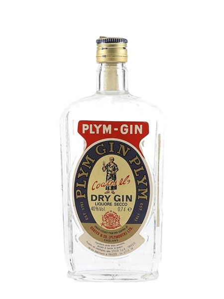 Coates & Co. Plym Gin Bottled 1990s - Stock 70cl / 40%