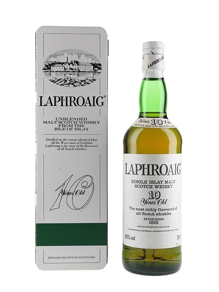 Laphroaig 10 Year Old Bottled 1980s - Pre Royal Warrant 75cl / 40%