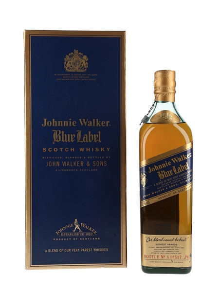 Johnnie Walker Blue Label Bottled 1990s 70cl / 40%