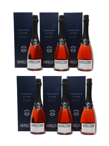 Hambledon Vineyard Meunier Zero Dosage Rose English Sparkling Wine  6 x 75cl / 12%