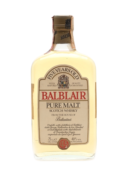 Balblair 5 Year Old Bottled 1980s 75cl / 40%