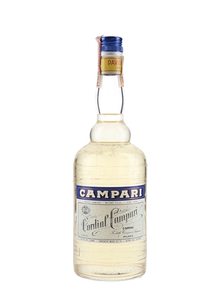 Campari Cordial Bottled 1960s 75cl / 36%