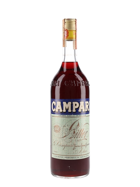 Campari Bitter Bottled 1970s -1980s 100cl / 25%