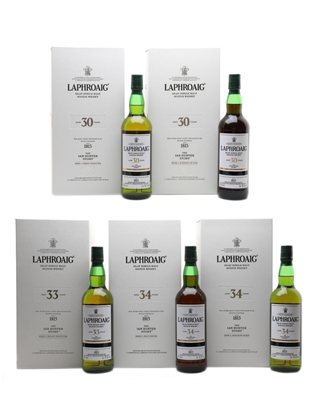 Laphroaig The Ian Hunter Story Set Books 1 - 5 5 x 70cl