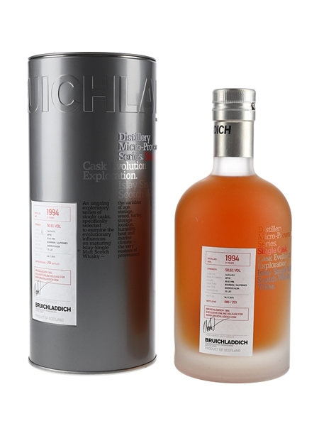 Bruichladdich 1994 21 Year Old Bottled 2015 - Micro-Provenance Series 70cl / 50.6%