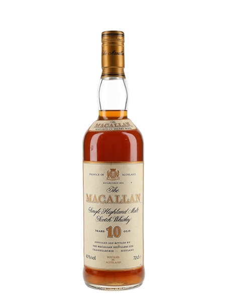 Macallan 10 Year Old Bottled 1990s 70cl / 40%