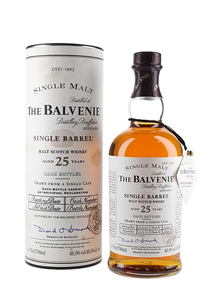 Balvenie 1978 25 Year Old Single Barrel 6467 Bottled 2004 70cl / 46.9%