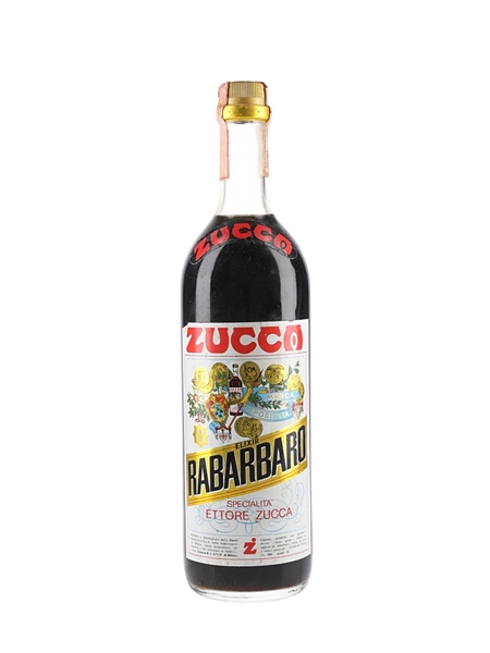 Zucca Elixir Rabarbaro Bitters Bottled 1970s 100cl / 16%