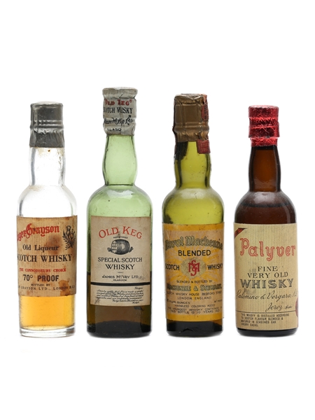 4 x Blended Whisky Miniatures 