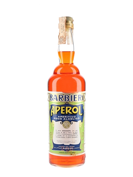 Aperol Barbieri Bottled 1970s 100cl / 11%