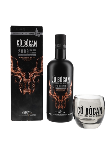 Tomatin 2006 Cu Bocan Bottled 2017 - Limited Edition Glass Set 70cl / 50%