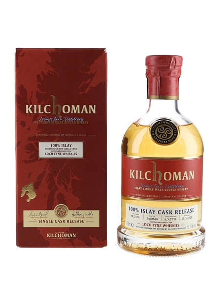 Kilchoman 2008 100% Islay Cask Release Bottled 2018 - Loch Fyne Whiskies 70cl / 53.2%