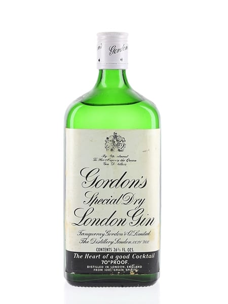 Gordon's Special Dry London Gin Bottled 1970s 75.7cl / 40%