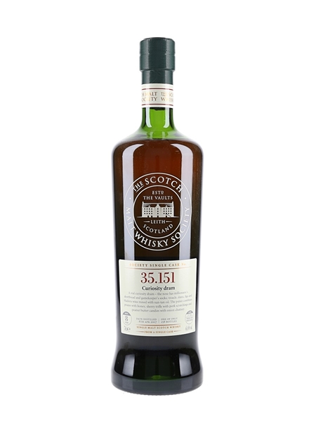 Glen Moray 2007 8 Year Old SMWS 35.151 Curiosity Dram 70cl / 61.6%