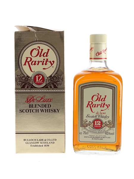 Bulloch Lade's Old Rarity De Luxe 12 Year Old - Lot 186473 - Buy