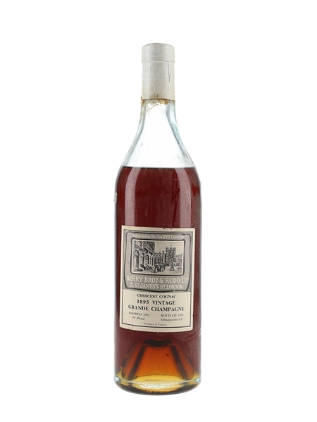 Berry Brothers & Rudd Grande Champagne Cognac 1895 Shipped 1951, Bottled 1958 70cl / 40%