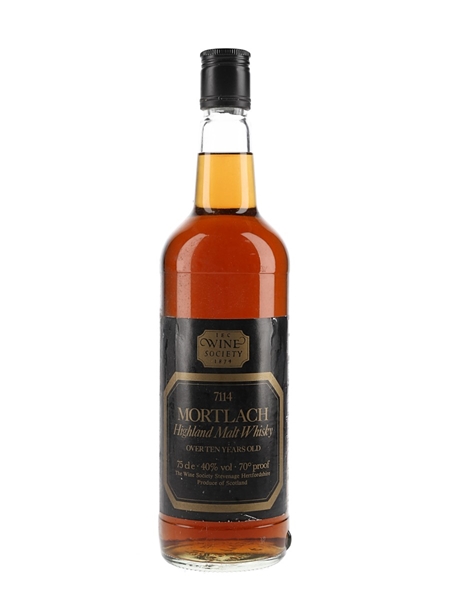 Mortlach 10 Year Old Bottled 1970s-1980s - The Wine Society 75cl / 40%