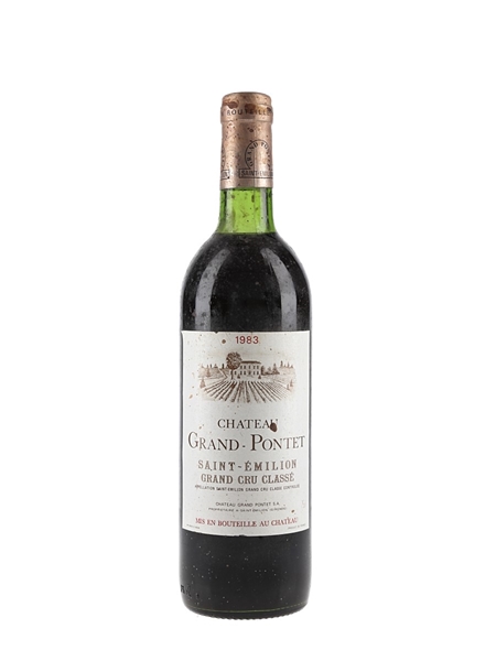 1983 Chateau Grand Pontet Grand Cru Classe 75cl